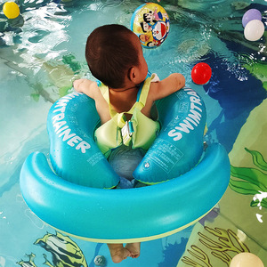 ห่วงยางว่ายน้ำสำหรับเด็ก รูปทรงแปลกใหม่ ทำจาก PVC สีเขียว สีฟ้า สำหรับเด็ก ใช้ในสระว่ายน้ำ - Product Image 4