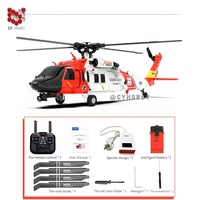 CYHOBBY US-Helicóptero Hawk de 8 vías, GPS inteligente, Radio Control, simula el helicóptero sin alerones