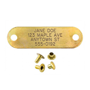 Targhetta Personalizzata in <span class=keywords><strong>Ottone</strong></span>, Placca Metallica Vuota per Incisione Logo, Targhetta in <span class=keywords><strong>Ottone</strong></span> Incisa su Misura - Product Image 1