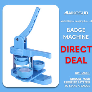 Machine à fabriquer des badges ronds DIY de 58 mm, presse à découper circulaire avec pompe, en métal – Offre Spéciale - Product Image 6