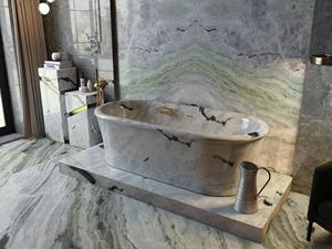 STONELINK Marmol Marmar soğuk zümrüt yeşim buz yeşil mermer döşeme yeşil soğuk buz yeşim mermer - Product Image 3