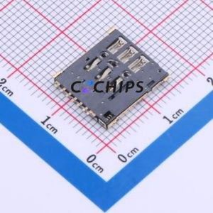 SMN-303-ARP7 SIM Card Connector SMD Connector Self-Return Type Nano SIM Card Card Holder With Card Detection - Product Image 2