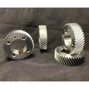 Moler dientes helicoidal CNC personalizado engranaje de transmisión pieza helicoidal para polipasto - Product Image 1