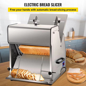 Máquina Cortadora de Pan Industrial para Mostrador, Cortadora de Pan Tostado Eléctrica Automática de Acero Inoxidable - Product Image 5