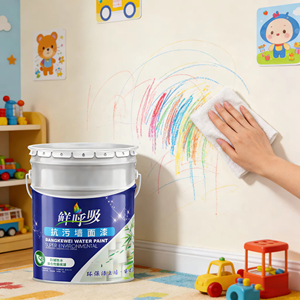 สีทาผนังภายในอาคาร กลิ่นน้อย ป้องกันคราบ กันน้ำ ทนด่าง สีลาเท็กซ์ สำหรับการปรับปรุงบ้านและงานก่อสร้าง - Product Image 5