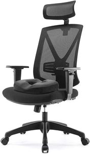 Cuscino del sedile in Memory Foam di alta qualità blu scuro e cuscino lombare che allevia la pressione della <span class=keywords><strong>ciambella</strong></span> protettiva per i glutei - Product Image 6