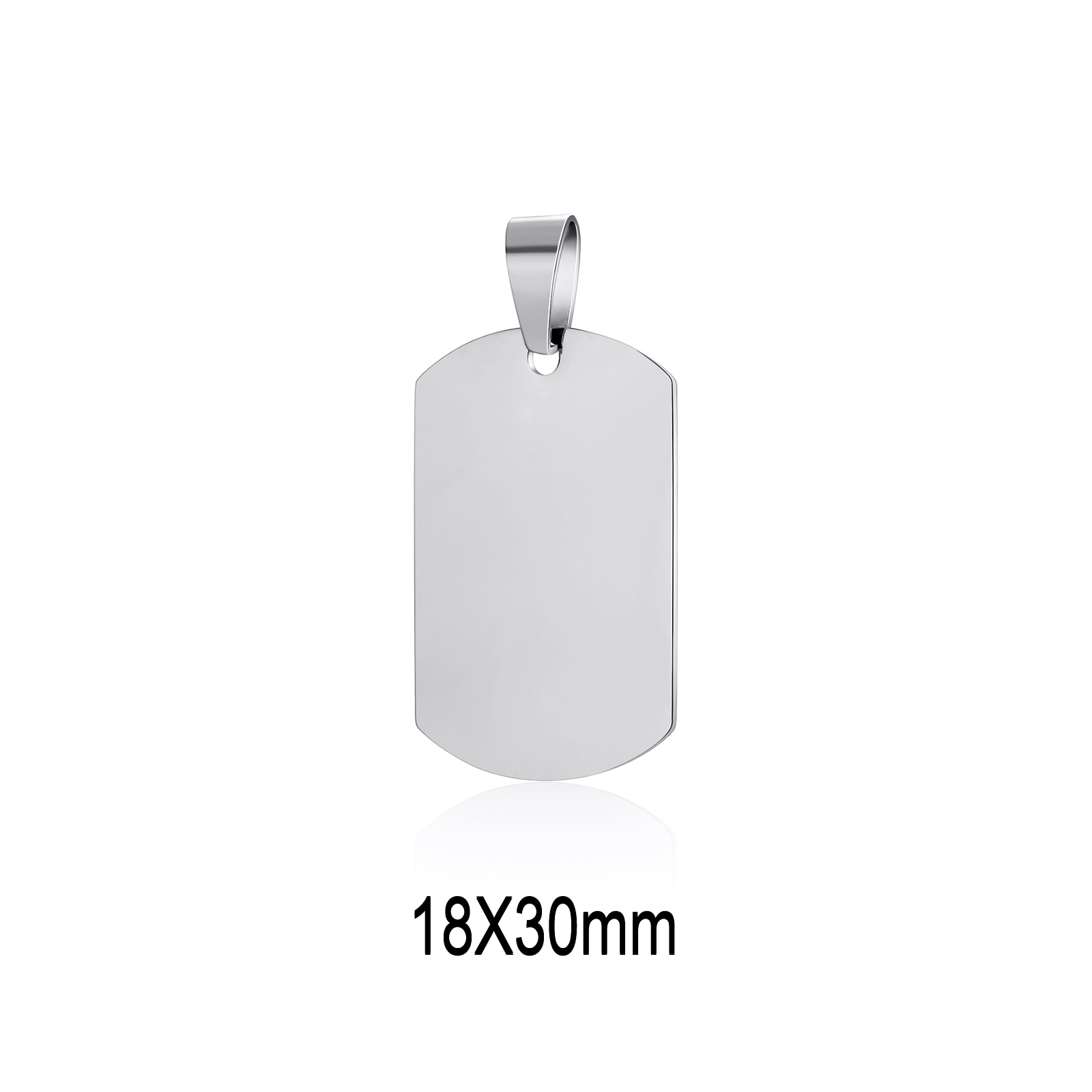 Argent 18X30mm