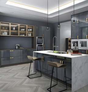 Muebles de Cocina de Madera de Lujo, Muebles de Cocina Inteligentes con Estilo Elegante - Product Image 2