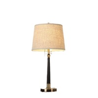 Lampe de table néoclassique moderne minimaliste de style américain, lampe de chevet confortable pour chambre à coucher, chambre d'hôtel - Lampe d'ambiance veilleuse