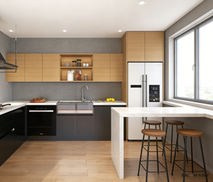 Fournisseur d'armoires de <span class=keywords><strong>cuisine</strong></span> OEM avec dimensions, couleurs et configurations de quincaillerie personnalisées - Product Image 4