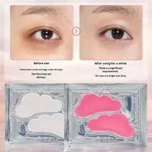 Masque pour les <span class=keywords><strong>yeux</strong></span> Cloud Eye Mask à l'acide hyaluronique et au collagène, réduit les rides autour des <span class=keywords><strong>yeux</strong></span>, réduit les poches, hydrate, tranches fines pour la peau délicate des <span class=keywords><strong>yeux</strong></span> - Product Image 5