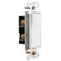 Cul 15 Amp 120V Decorateur Eenpolige Elektrische Wandlichtschakelaar, Residentiële Kwaliteit Met Goede Prijs