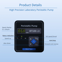Pompe péristaltique à moteur pas à pas Ditron pour usage en laboratoire, pression de 3 bars, modèle personnalisable OEM BT100-2J, câble de 2 m pour le transfert de liquides