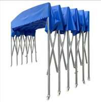 Abri de stockage en PVC, Tente d'entrepôt 20x40, Abri à double treillis, Dôme de stockage en PVC