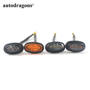 Kit de feux de calandre avant Autodragons à lentille transparente/fumée, couleur ambre, LED blanc, ambre, rouge pour Ran Ger Rap Tor 2020 - Product Image 1