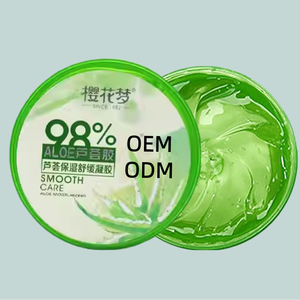 Gel lidah buaya multiguna 100% ekstrak murni pelembap wajah Perawatan titik jerawat reparasi matahari untuk semua jenis kulit | - Product Image 4