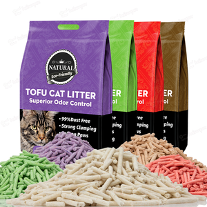 流行最新产品高吸水易勺99% 无尘环保豆腐猫砂 - Product Image 1