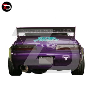 Nuovissimo Kit carrozzeria stile razzo <span class=keywords><strong>B</strong></span> V3 minigonne laterali parafango paraurti anteriore paraurti posteriore ala per Silvia 180SX S13 1989-1993 - Product Image 5