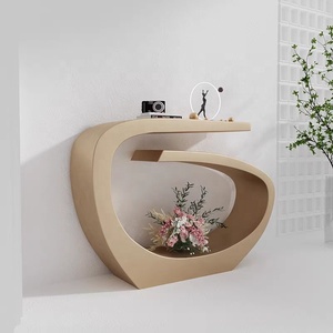 Mesa de <span class=keywords><strong>Consola</strong></span> Moderna de Lujo <span class=keywords><strong>para</strong></span> Sala de Estar, Material de Hierro, Mesa de Entrada con Iluminación, Diseño Artístico Contemporáneo <span class=keywords><strong>para</strong></span> Hoteles, <span class=keywords><strong>Comedor</strong></span> y Uso Familiar - Product Image 5