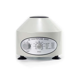 צנטריפוגה מעבדתית 2026, 4000 סל\\\"ד, 800D, תזמון, מהירות נמוכה לשימוש יופי, מבנה פלסטיק+מתכת, ניידת עם תקע - Product Image 1