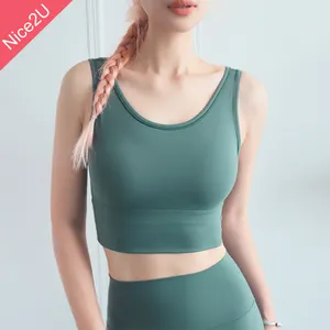 Nice2U Donne dropshipping del reggiseno di fitness palestra sexy crop top di yoga di sport alla moda reggiseno SPB903