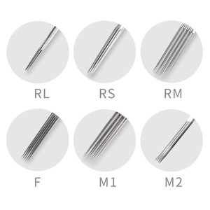 Agujas de Tatuaje Desechables de Mango Largo, 50 Unidades, para Máquina de Bobina, Tipos RL RS M1 RM F M2, Agujas Estériles de Cono Tradicional - Product Image 5