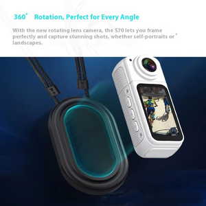 Mini caméra corporelle portable S70, caméra d'action de poche pour la photographie avec <span class=keywords><strong>objectif</strong></span> rotatif à 180 degrés - Product Image 4