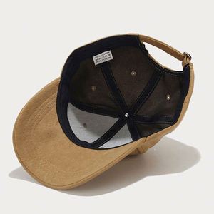 Casquette de baseball unisexe en suède vierge, nouvelle mode, style Dad Hat, Gorras, casquettes de sport personnalisables avec logo, vente en gros - Product Image 3