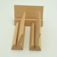 Présentoir de bureau en bois pour cartes de visite et menus, disponible en formats A4, A5, A6