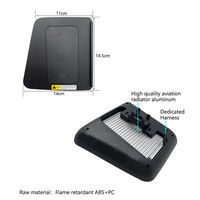 Soporte de Carga Inalámbrico Certificado para Teléfono, Fabricado en China, Carga Rápida para Toyota Alphard Weilfa 2015+, ABS+PC, Superventas
