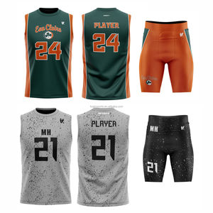 Conjunto de Camiseta sin Mangas con Capucha de Compresión Transpirable con Diseño Personalizado FQ Faith Cross 7 on 7, para Fútbol Americano de Bandera Cristiano 7v7 - Product Image 4