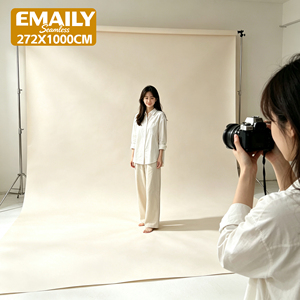 Toile <span class=keywords><strong>de</strong></span> fond en papier uni sans couture 2,72 m <span class=keywords><strong>x</strong></span> 10 m pour studio photo, portrait, vidéo <span class=keywords><strong>de</strong></span> produit - Product Image 2