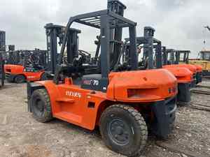 Reasonable Price <b>Used</b> Heli H2000 7 Tons Diesel Engine Powered <b>Pallet</b> Truck 4X4 Drive 3m Lifting Height - Product Image 2