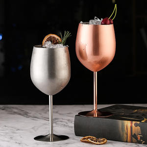 Calici da Vino Infrangibili in Acciaio Inossidabile, Bicchieri in Metallo per Matrimoni all'Aperto, Feste, Viaggi, Campeggio, Piscina, Ufficio, Regalo per Amanti del Vino - Product Image 1