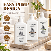Set Perlengkapan Mandi Hotel Botol Besar Beraroma untuk Resor Mewah, Spa, dan Proyek Hospitality