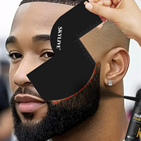Carte de mesure et de mise en forme pour barbiers SKYLIVE, avec spray colorant pour la barbe et la ligne des cheveux, et indicateur de traçage de la ligne des cheveux