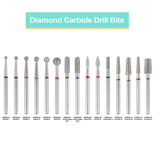 Cuticola Asciutta e Pulita Manicure Rettifica Testa di Foratura Fresa Rotante Russo Punte di Trivello del Chiodo Del Diamante - Product Image 2