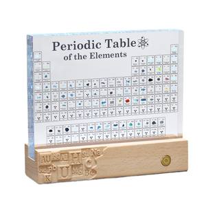 Tabla Periódica con 83 Elementos Reales, Exhibición Acrílica para Educación Química, Decoración Escolar - Product Image 2