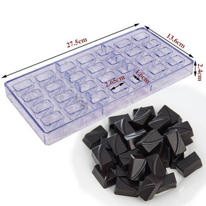 Offre Spéciale 24 Polycarbonate Chocolat Bonbons Moule Semi-sphère PP <span class=keywords><strong>Grille</strong></span> Gâteau Outils Cuisson Gâteau Moule Silicone De Qualité Alimentaire Rond - Product Image 2