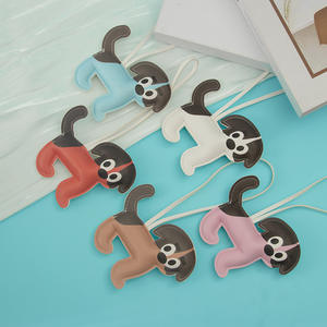 Porte-monnaie de luxe en PU Mengda avec breloques <span class=keywords><strong>Beagle</strong></span> et Corgi en alliage de zinc, accessoire léger pour la Journée de la Terre - Product Image 2