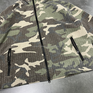 Custom Woven Checkered Plaid Grid Polyester Spandex Ripstop Waffle Camouflage <strong>Jacket</strong> and <strong>Cargo</strong> Pants Shorts Set Tracksuit <strong>Men</strong> - Product Image 3