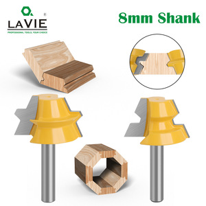 ดอกกัดงานไม้แบบแปดเหลี่ยม คาร์ไบด์ทังสเตน แบบฟลูตเดี่ยว สำหรับเครื่องแกะสลัก เครื่องมือช่างไม้ - Product Image 5
