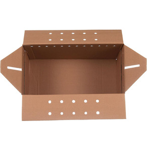 B636 các tông màu trắng nước dựa trên lớp phủ dùng một lần các tông Pet Carrier Hộp <span class=keywords><strong>3</strong></span> Lớp sóng cao cấp Dog Giao thông vận tải hộp - Product Image 3