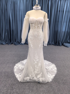 Abito da Sposa di Lusso Stile Sirena per Donne, <span class=keywords><strong>Vestito</strong></span> da Sposa, Abito da Damigella, Abito Nuziale, Lehenga Choli - Product Image 3