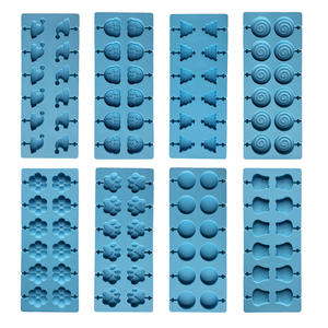 Lot de Moules à Bonbons en Silicone 3D à 12 Cavités, Outils de Pâtisserie Maison DIY, Moule Patte de <span class=keywords><strong>Chat</strong></span>, Sucette, Bâtonnet Fromage pour Chocolat et Gelée - Product Image 4