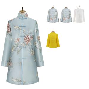 Suministros Funerarios de Estilo Europeo - Conjunto Completo de Atuendo de Duelo de Brocado Nube para el Fallecido, Origen Jiangsu - Product Image 3