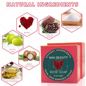 Jabón de Pétalos de Rosa de Lujo con Logotipo de Marca Personalizado, Paquete a Granel de 100g para Supermercados, Tiendas y Centros de Distribución - Product Image 2