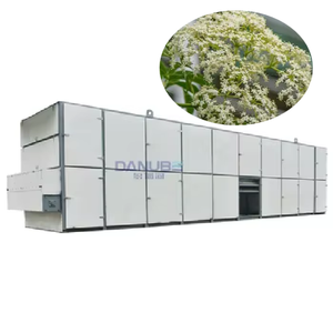 Continuous Herb Continuous Mesh Belt Dryer Flower Sambucus Williamsii Drying Production Line - Product Image 1
