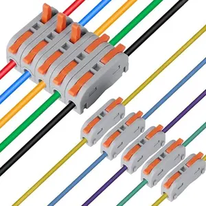 Fabrika fiyat 1 yollu Inline iletkenler devre Inline 28-12 AWG için kompakt hızlı tel konektörü