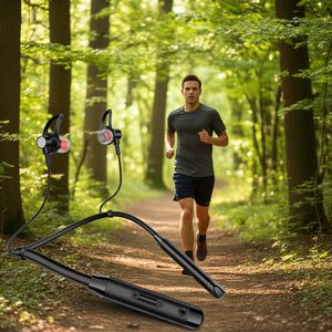 Auriculares Metálicos Ansty M-05 con Bluetooth 5.0, Batería de 300 mAh, 10 Horas de Reproducción, Control Táctil, Auriculares Deportivos - Product Image 2